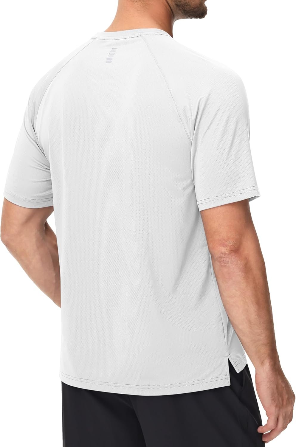MAGCOMSEN Men's Dry Fit Shirts Mesh Short Sleeve Athletic Lightweight Workout Performance Hiking Shirt - Image 3