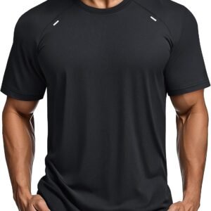 Visit the MAGCOMSEN Store MAGCOMSEN Men's Dry Fit Shirts Mesh Short Sleeve Athletic Lightweight Workout Performance Hiking Shirt